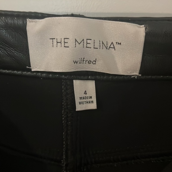 Wilfred The Melina Vegan Leather Pants - Picture 3 of 7